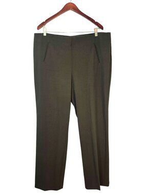 Style & Co. Women's Size 18 S Pull On Dress Pants Dark Olive Green